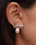 Meadowlark - Bow Pearl Studs SS