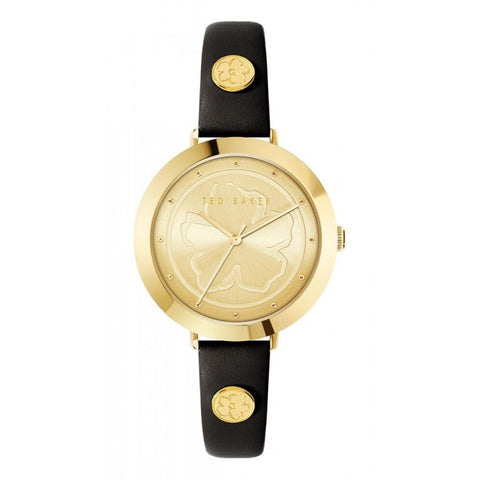 Ted Baker - Amieyy Black Magnolia Detail Watch