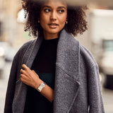 Bulova - Ladies Two-Tone IP Stainless Steel Analog Watch with White Dial