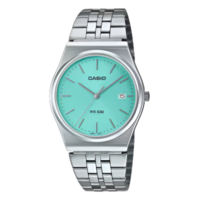 Casio - Gents Analogue Blue Face Watch