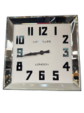 Square Mirror Wall Clock