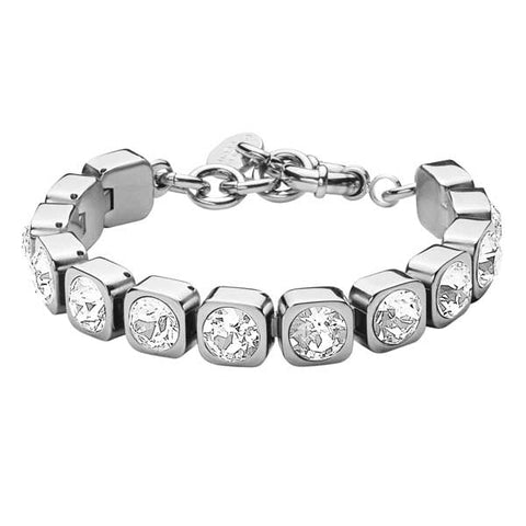 Dyrberg/Kern - Conian Shiny Silver Tennis Bracelet