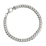 Najo - Cuban Mens Silver Bracelet