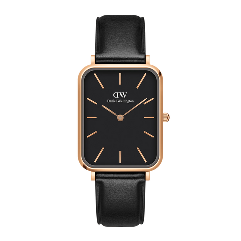 Daniel Wellington - Quadro Pressed Sheffield Rose Gold Black