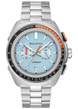 Bulova - Gents Classic Racer Chronograph Blue Dial Stainless Steel