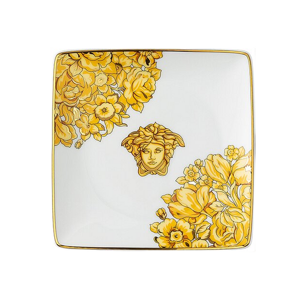 Versace - Medusa Gold & White Trinket Dish