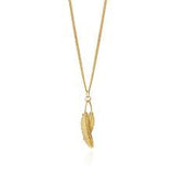 Boh Runga - Duo Miromiro Feather Pendant Gold Plated