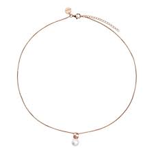 Najo - Idyll Pearl Necklace Rose Gold