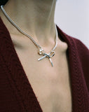 Meadowlark - Bow Necklace Large Gold Plated