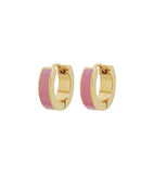 Edblad - Fave Hoops Pink Gold