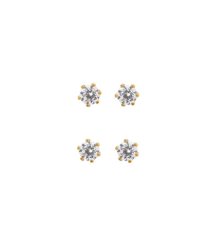 Edblad - One Studs Crown Mini Gold (4 Pack studs)