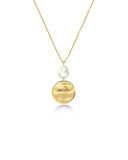 Edblad - Pearl Signet Necklace Gold