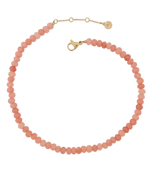 Edblad - Summer Beads Anklet Pink Gold