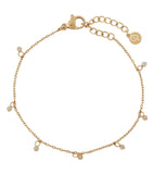 Edblad - Summer Beads Chain Bracelet White Gold