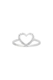 Karen Walker - Flaming Heart Ring Silver