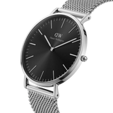 Daniel Wellington - Mesh Onyx Classic 40mm Watch