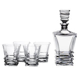 Royal Doulton - Prism Decanter & 4 Tumbler Set