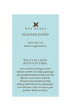 Boh Runga - Feather Kisses Huggies Sterling Silver