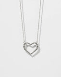 Meadowlark - Fizzy Heart Necklace Medium SS