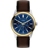 Fossil - Pearson Two-Tone Blue Dial Watch