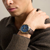Fossil - Pearson Two-Tone Blue Dial Watch