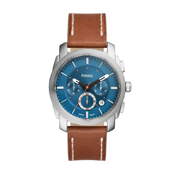 Fossil - Machine Chronograph Brown Leather Watch