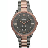 Fossil - Charcoal & Rose Gold Watch