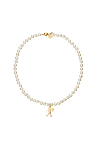 Karen Walker - GIrl With All The Pearls Necklace 9ct Yellow Gold