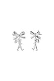 Karen Walker - Girl with the Bow Earrings Silver