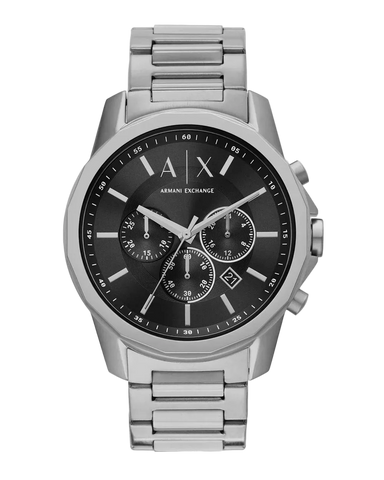 Armani Exchange - Chronograph Black Silver Watch