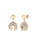 Furla - Flow Crystal Gold-Tone Earrings