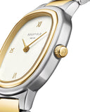 Rosefield - Gaia Gold Silver Duotone Bracelet Watch
