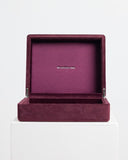 Meadowlark - Velvet Jewellery Box Merlot Large