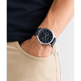 Ted Baker - Haarvin Blue Dial Leather Strap