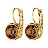 Dyrberg Kern - Louise Gold Earrings Brown