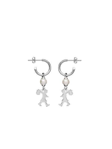 Karen Walker - Girl With A Pearl Earrings Silver