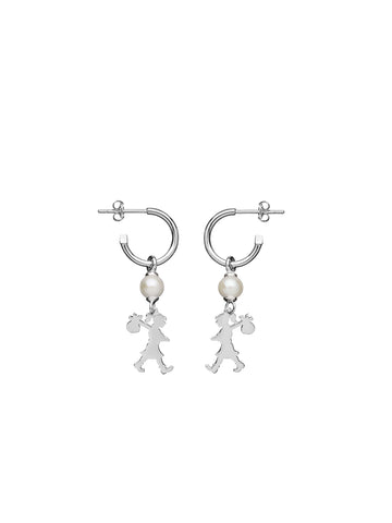 Karen Walker - Girl With A Pearl Earrings Silver