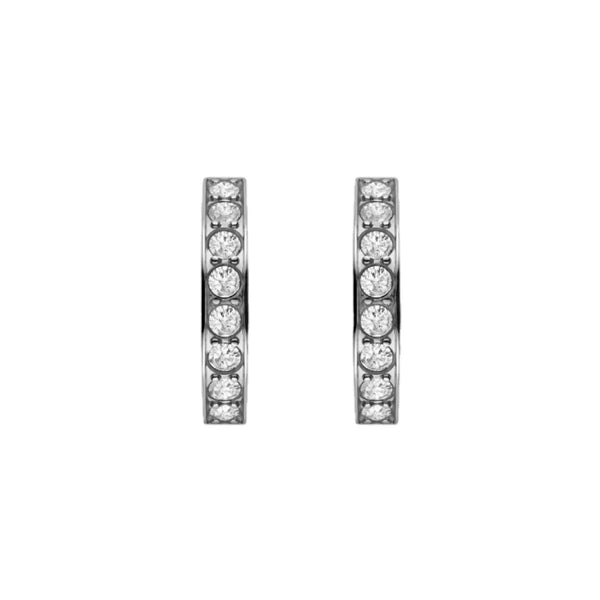 Rosefield - Crystal Hoops Silver