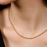 Rosefield - Flat Curb Necklace Gold