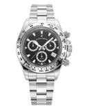 Jacques du Manoir - Phoenix Chrono Men's Watch Black & Silver