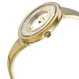 Swarovski Watches - Crystalline Full Gold Metal Cuff Strap