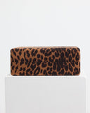 Meadowlark - Velvet Jewellery Box Leopard + Black Lining Large