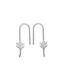 Karen Walker - Mini Feather Arrow Earrings Silver