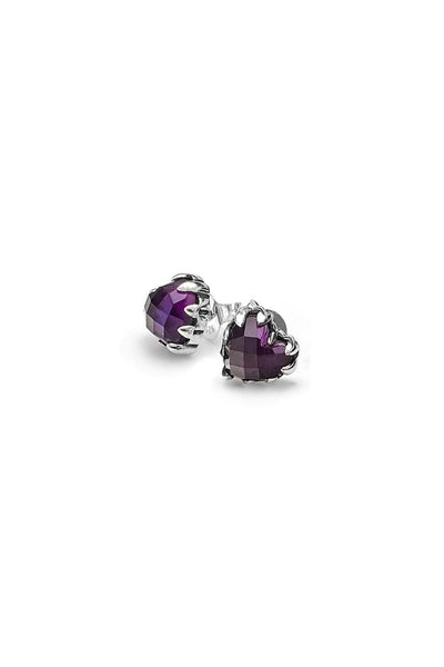 Stolen Girlfriends - Love Claw Stud Earrings Amethyst