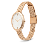 Daniel Wellington - Juliette Braided Mesh White Sunray Rose Gold