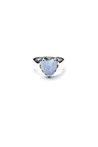 Stolen Girlfriends Club - Love Claw Ring Blue Agate