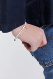 Karen Walker - Mini Girl with Pearls Bracelet Silver