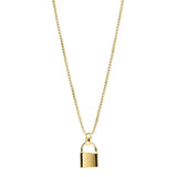 Najo - Love Lock Necklace Gold Plated