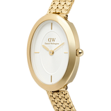 Daniel Wellington - Juliette Braided Mesh White Sunray Gold