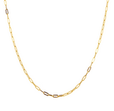 Brent Weatherall - 9ct yellow Gold paper Chain 45cm Necklace